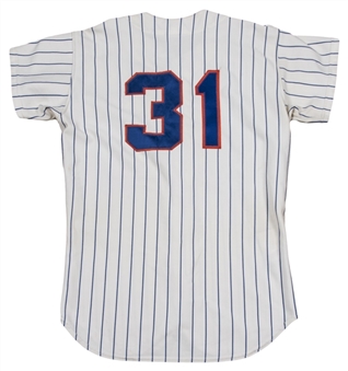 1973 Harry Parker Game Used & Signed New York Mets Home Jersey (Beckett)